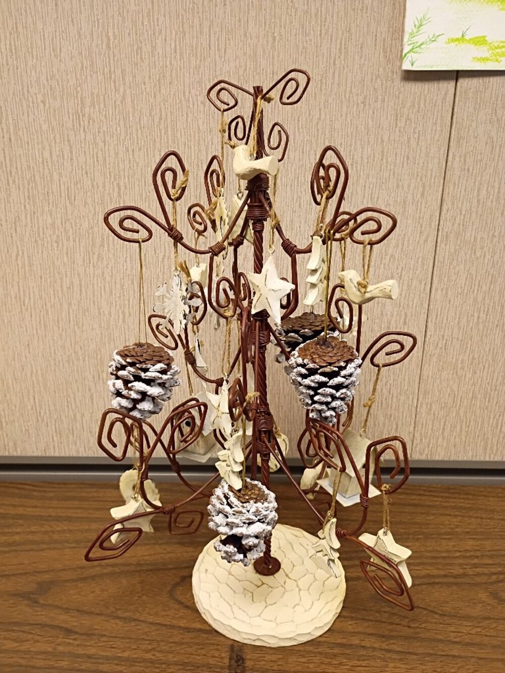Farmhouse Chic Flurryville Collection 16" Ornament Tree by Living Quarters